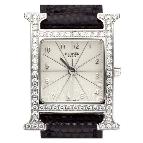 hermes h watch diamond|authenticate Hermes watch.